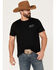 Image #2 - Smith & Wesson Men's M&P Stay United Flag Short Sleeve Graphic T-Shirt, Black, hi-res