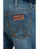 Wrangler Retro Men's Celina Stretch Slim Straight Jeans - Long , Blue, hi-res