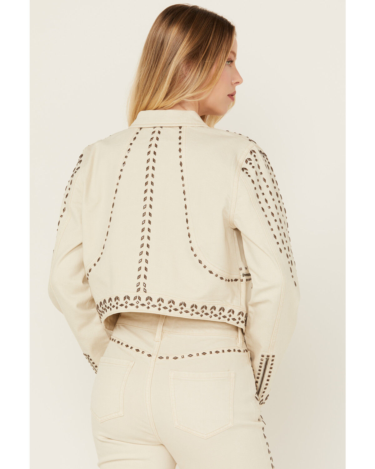 Image #4 - Wonderwest Women's Birch Studded Denim Jacket, , hi-res