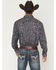 Image #4 - Rough Stock by Panhandle Men's Floral Print Long Sleeve Button-Down Stretch Western Shirt, Dark Brown, hi-res