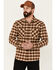 Image #1 - Pendleton Men's Wyatt Small Plaid Long Sleeve Snap Western Shirt, Brown, hi-res