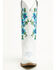 Image #4 - Dingo Women's Posie Western Boots - Snip Toe, Blue/white, hi-res
