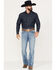 Image #1 - Wrangler Retro Men's Sage Medium Wash Relaxed Boot Stretch Denim Jeans, Light Medium Wash, hi-res