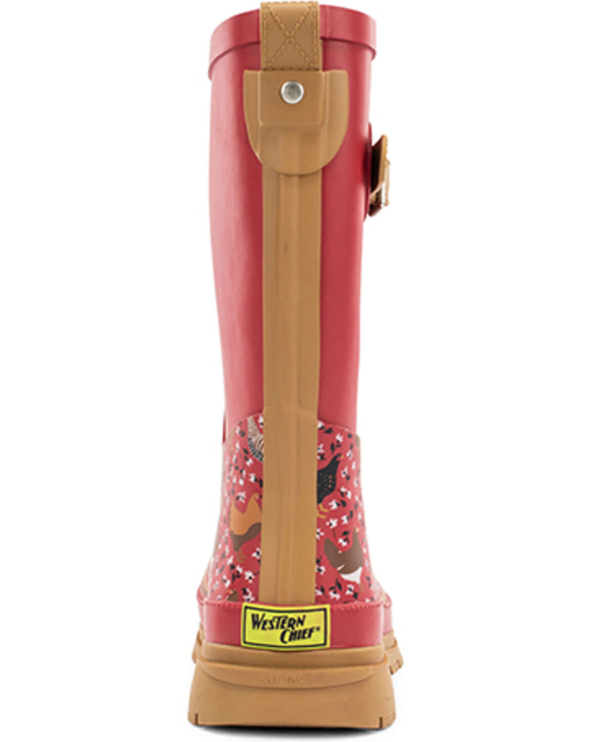 Image #5 - Western Chief Women's Golden Gals Mid Rain Boots, Red, hi-res