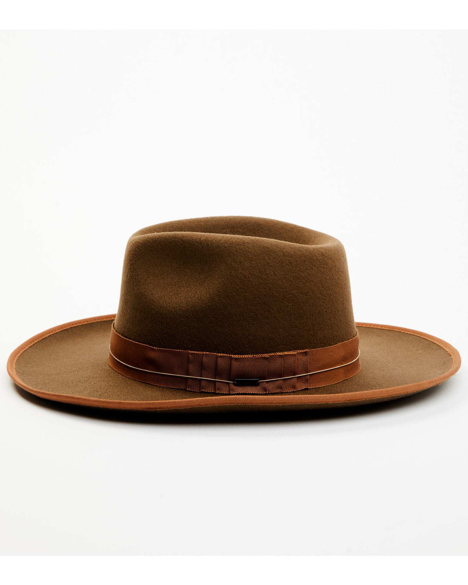 Image #3 - Brixton Men's Reno Fedora, Brown, hi-res