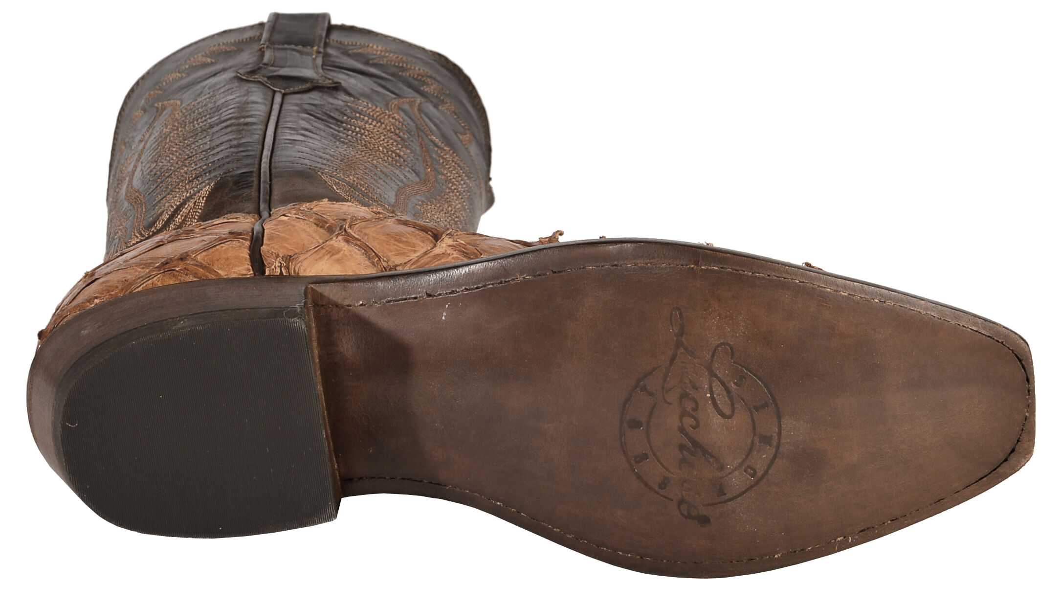 lucchese pirarucu cognac