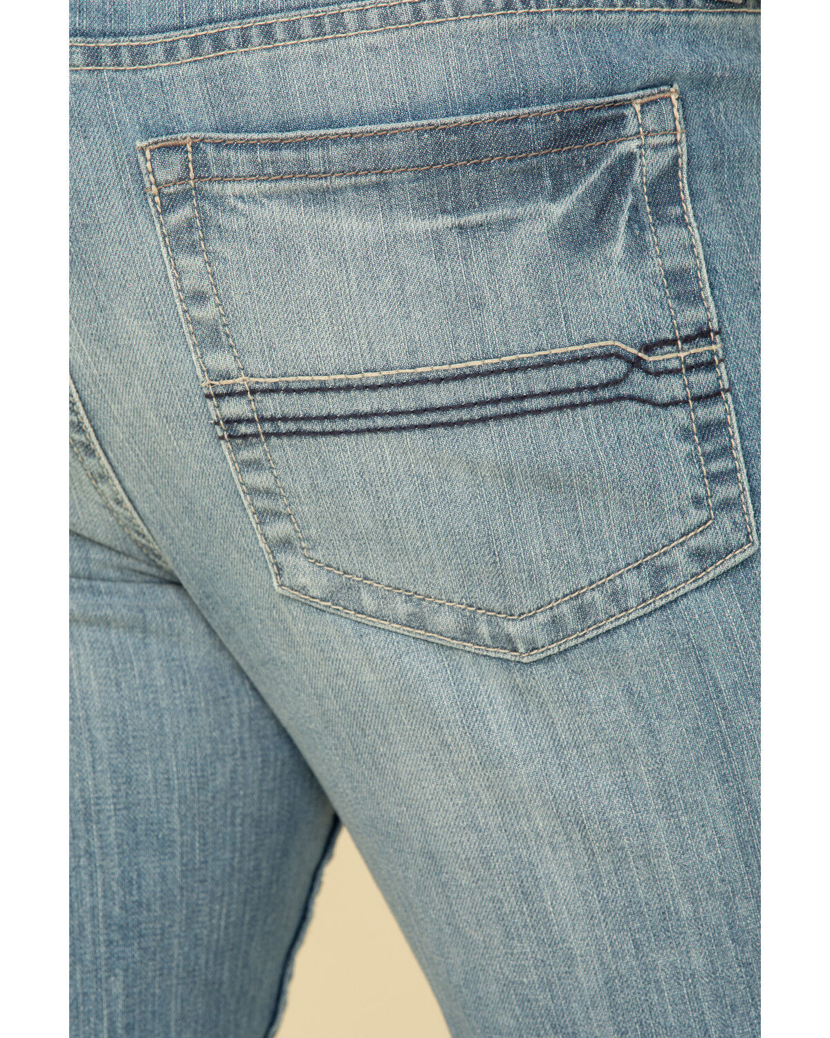 Image #3 - Cody James Men's Hamshackle Light Wash Relaxed Bootcut Stretch Denim Jeans, Blue, hi-res