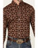 Image #3 - Cody James Men's Bite The Bullet Southwestern Print Long Sleeve Button-Down Stretch Western Shirt, Brown, hi-res
