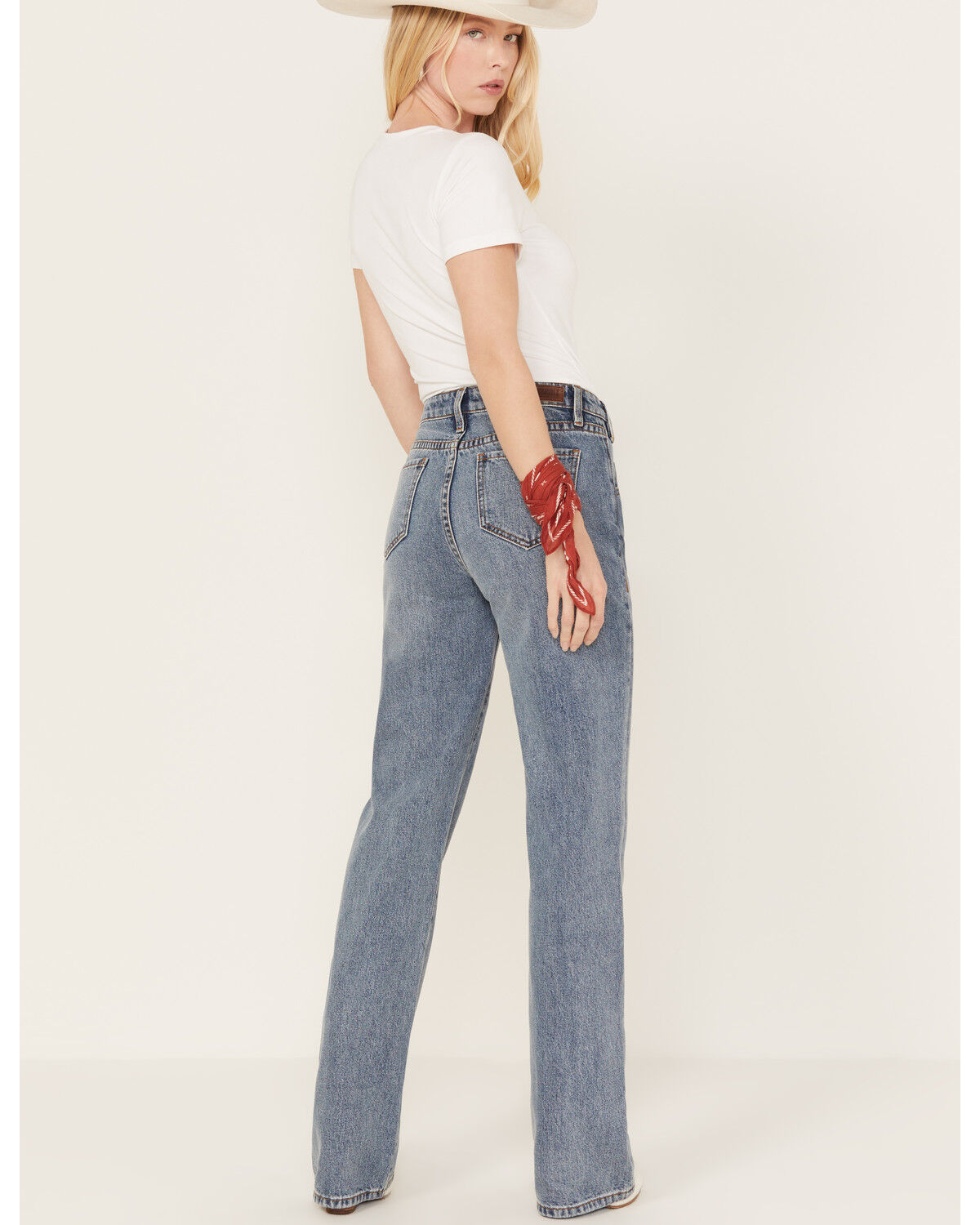 Image #3 - Rock & Roll Denim Women's Medium Wash High Rise Bootcut Jeans, Medium Wash, hi-res