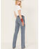 Image #3 - Rock & Roll Denim Women's Medium Wash High Rise Bootcut Jeans, Medium Wash, hi-res