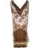 Image #4 - Durango Boys' Rebel Desert Camo Western Boots - Square Toe, , hi-res