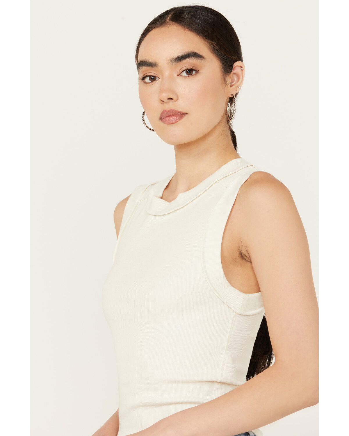 Image #2 - Free People Women's Kate Tee, White, hi-res