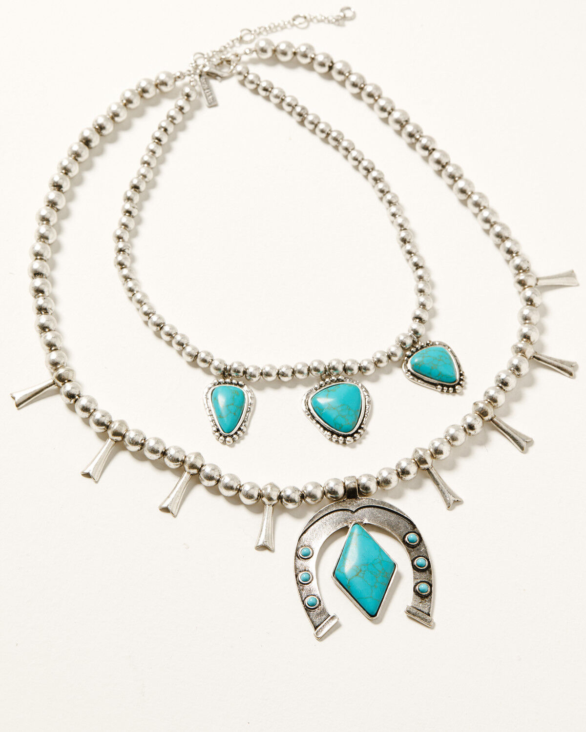 Image #1 - Shyanne Women's Frontier Antique Silver Layered Necklace, Silver, hi-res