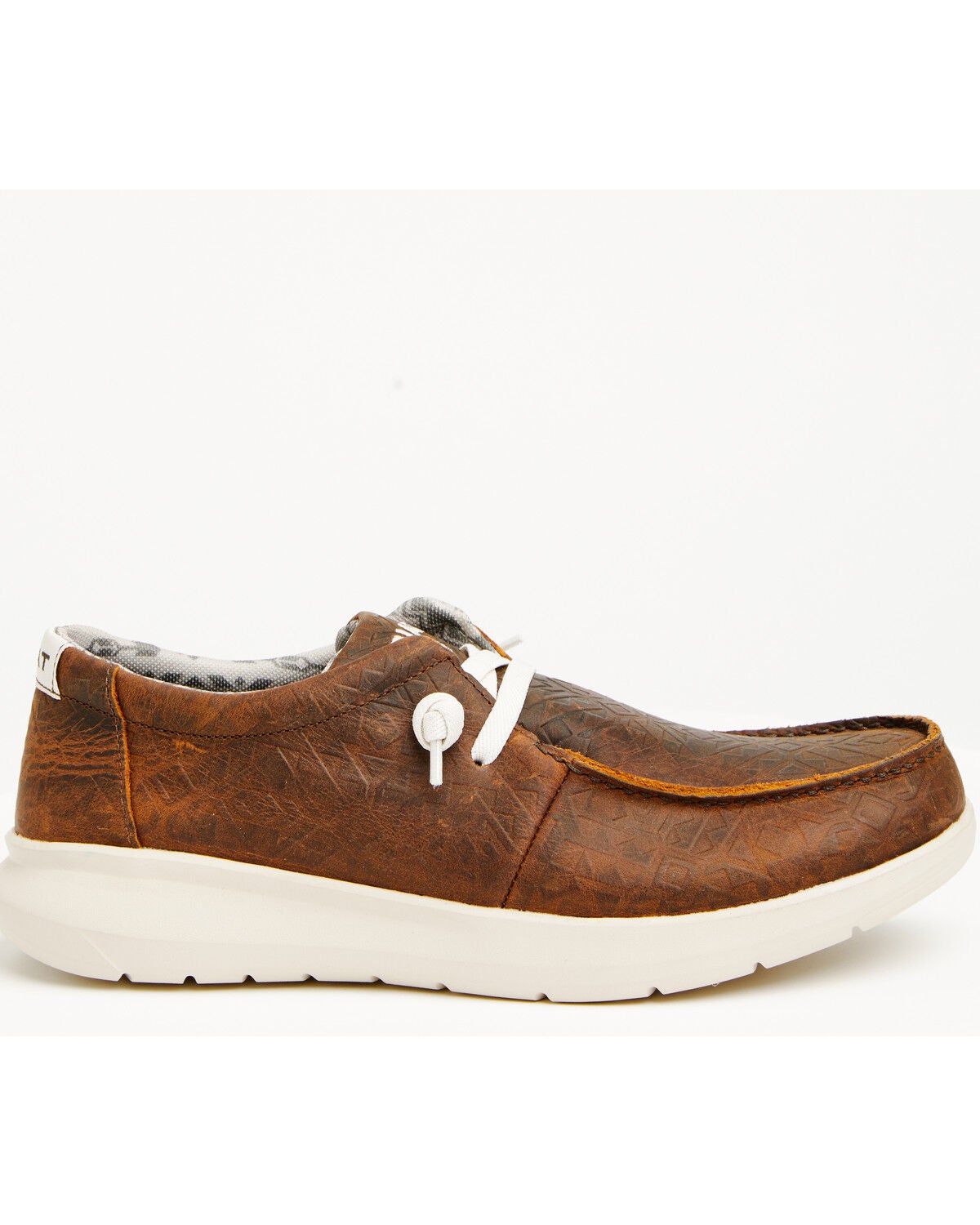 Image #2 - Ariat Men's Hilo Blanket Embossed Casual Shoes - Moc Toe, Mahogany, hi-res