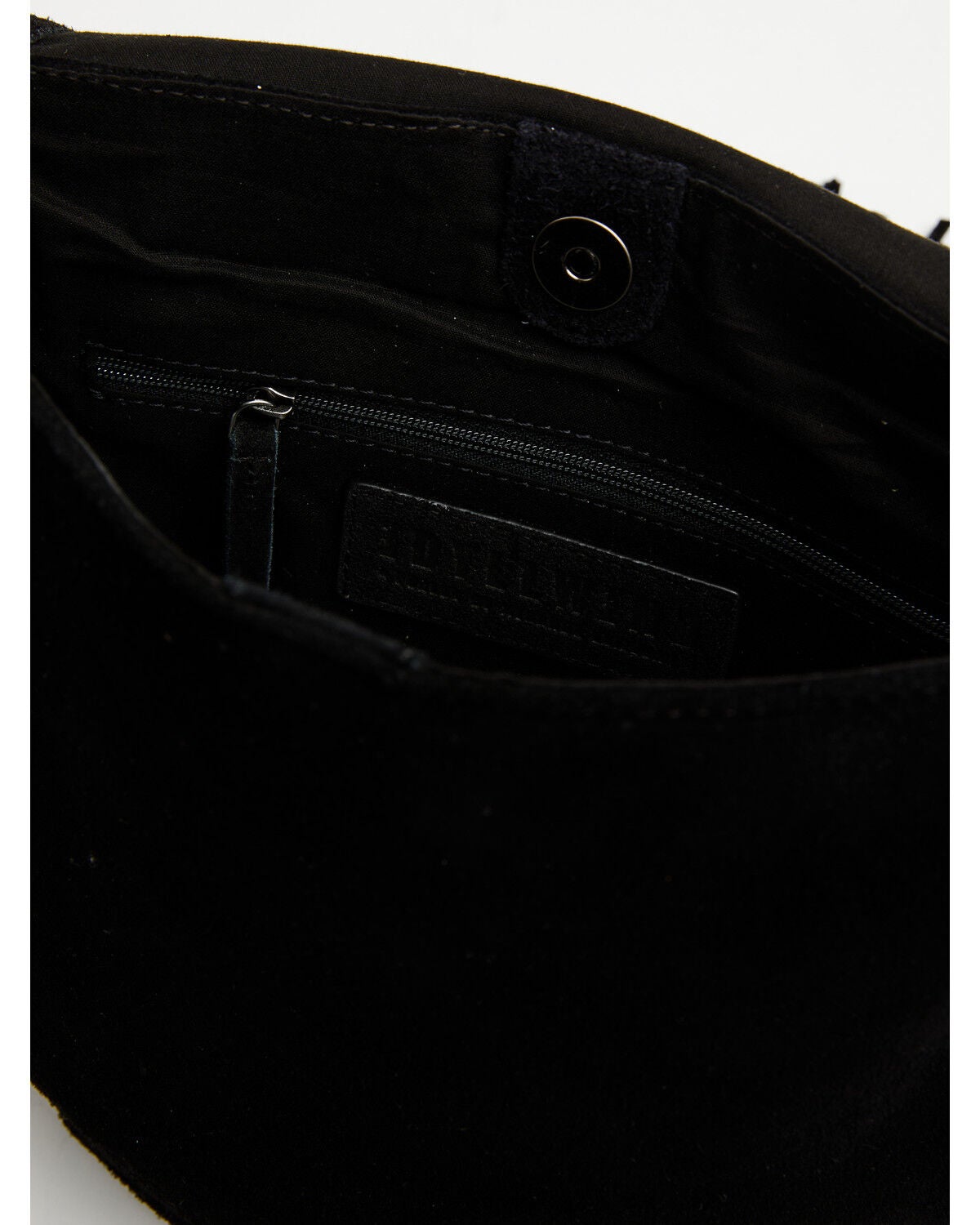 Image #4 - Idyllwind Women's Joplin Suede Fringe Hobo Bag, Black, hi-res