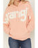 Image #3 - Wrangler Retro Women's Classic Logo Hoodie, Pink, hi-res
