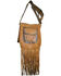 Kobler Leather Women's Beaded Shoulder Bag, Tan, hi-res