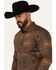 Image #2 - Cody James Men's Winding Roads Paisley Print Long Sleeve Button-Down Stretch Western Shirt - Big , Chocolate, hi-res