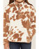 Image #3 - Shyanne Girls' Jackson Cow Print Polar Fleece Jacket, Bark, hi-res
