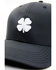 Black Clover Men's Cool Luck Logo Solid Ball Cap , Black, hi-res