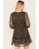 Image #4 - Idyllwind Women's Susie Ditsy Floral Print Long Sleeve Mini Dress, Dark Brown, hi-res