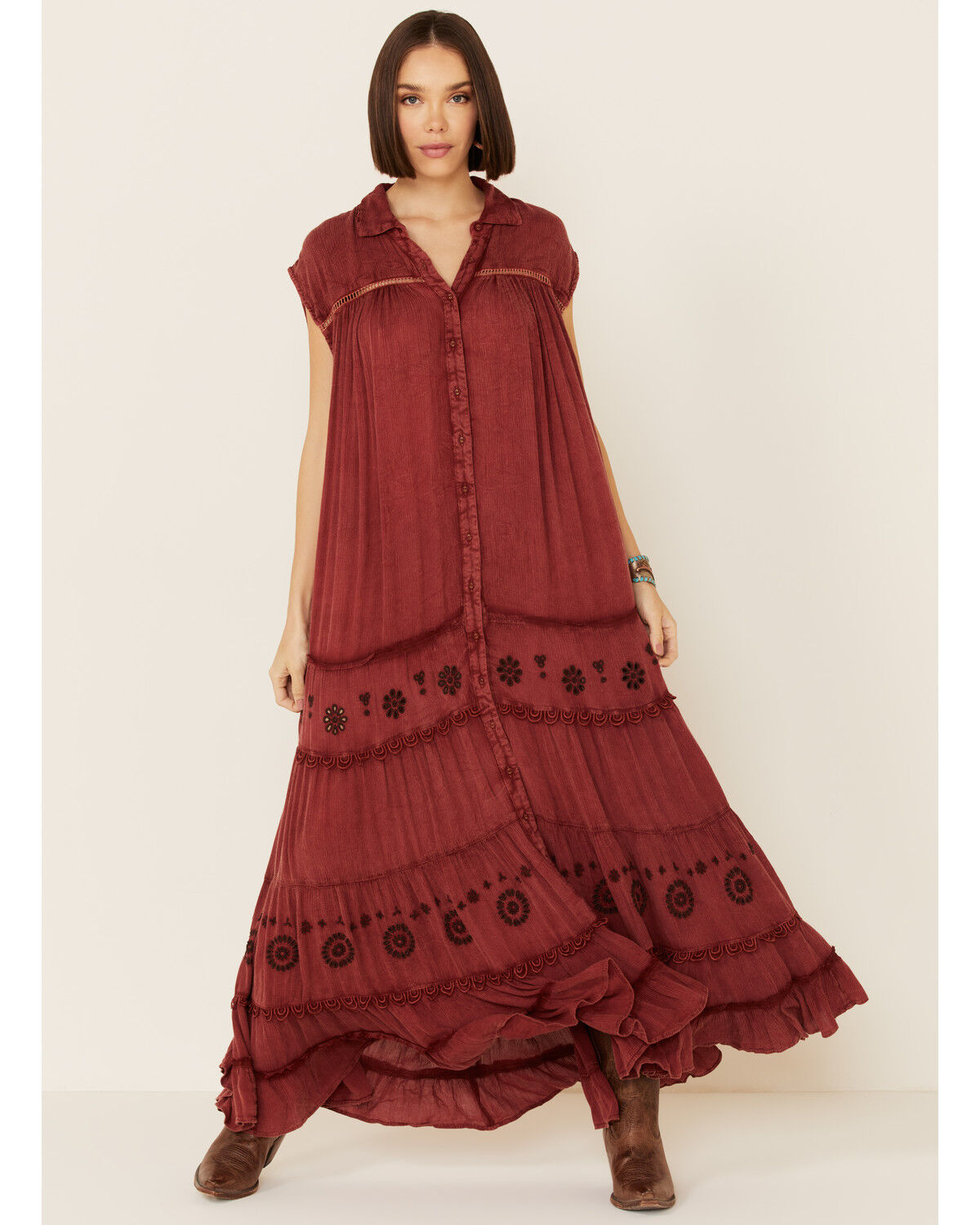 Image #1 - Free People Women's Pretty Cozy Maxi Dress, , hi-res