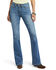 Image #2 - Ariat Women's R.E.A.L. Daniela High Rise Bootcut Jeans, Blue, hi-res