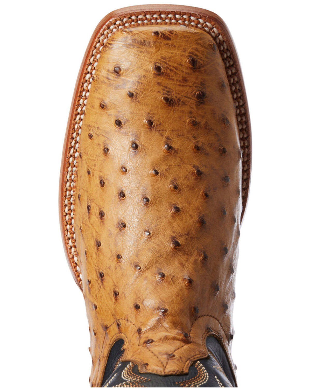 Image #4 - Ariat Men's Gallup Ostrich Western Boots - Broad Square Toe, , hi-res