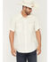 Image #1 - Sendero Provisions Men's The Wyatt Solid Short Sleeve Snap Western Shirt, Off White, hi-res
