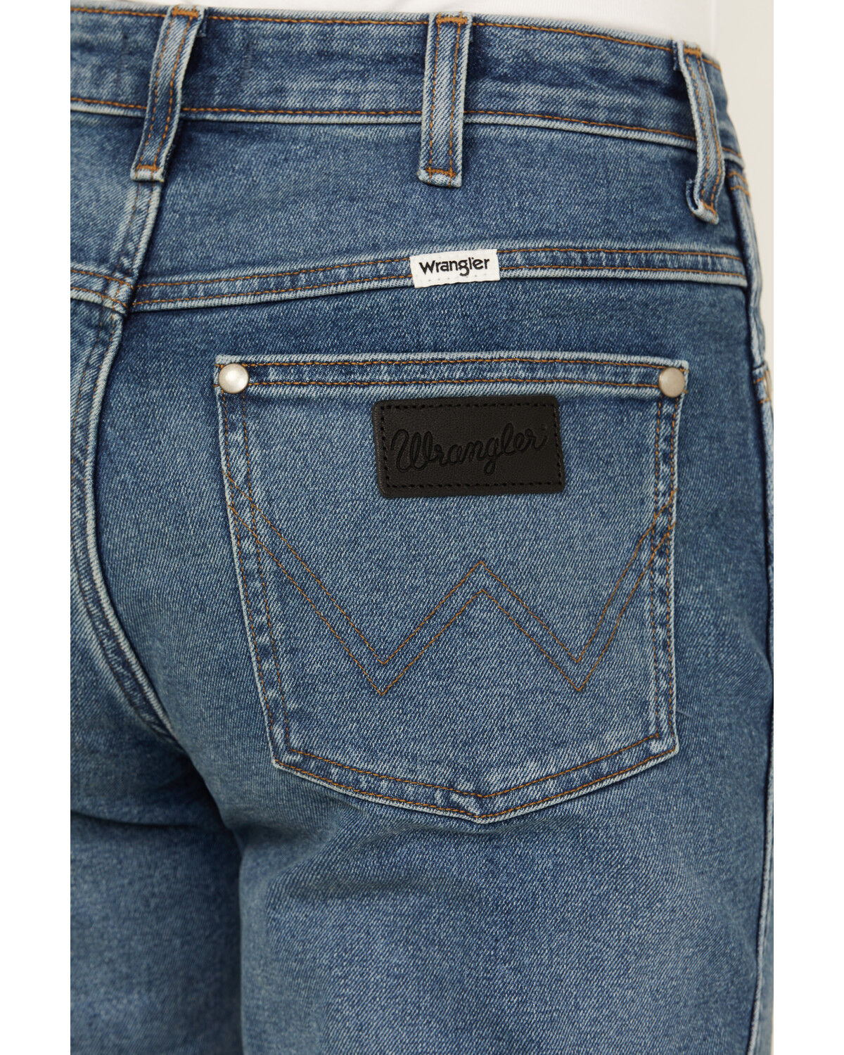 Image #4 - Wrangler Women's Westward Dark Wash High Rise Stretch Bootcut Jeans, Dark Wash, hi-res