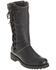 Image #1 - Harley Davidson Women's Melia Moto Boots - Round Toe, Black, hi-res