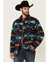 Image #1 - Powder River Outfitters Men's Southwestern Print Shacket, Navy, hi-res