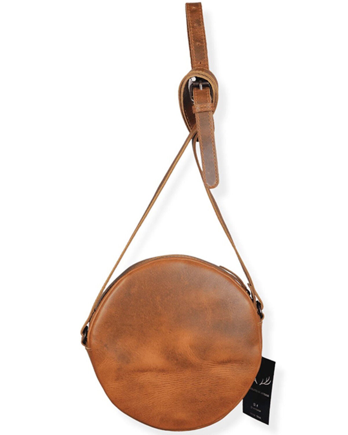 Image #3 - Ranch Junkie Women's Sedona Saddle Canteen Round Crossbody Bag, Multi, hi-res