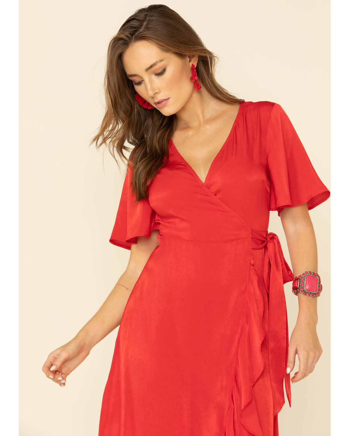 flying tomato wrap dress