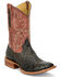 Image #1 - Tony Lama Men's Blaine Exotic Ostrich Western Boots - Broad Square Toe, Chocolate, hi-res