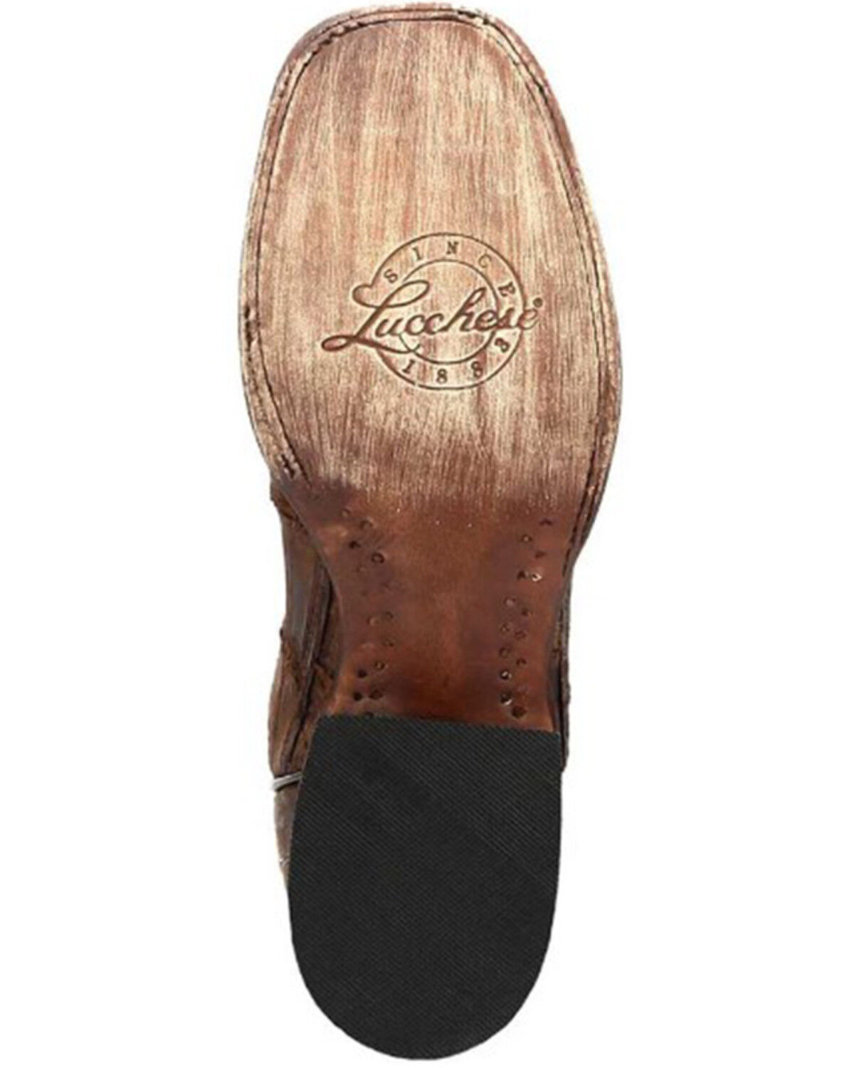 Image #11 - Lucchese Men's Handmade Malcolm Alligator Western Boots - Square Toe, Tan, hi-res