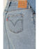 Image #4 - Levi's Premium Women's Ankle Column Denim Skirt, Light Wash, hi-res