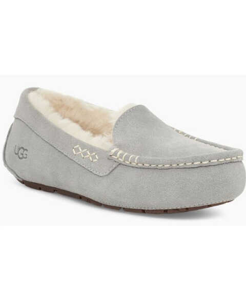 UGG Women's Ansley Slip-On UGGpure™ Wool Shoe - Moc Toe, Light Grey, hi-res