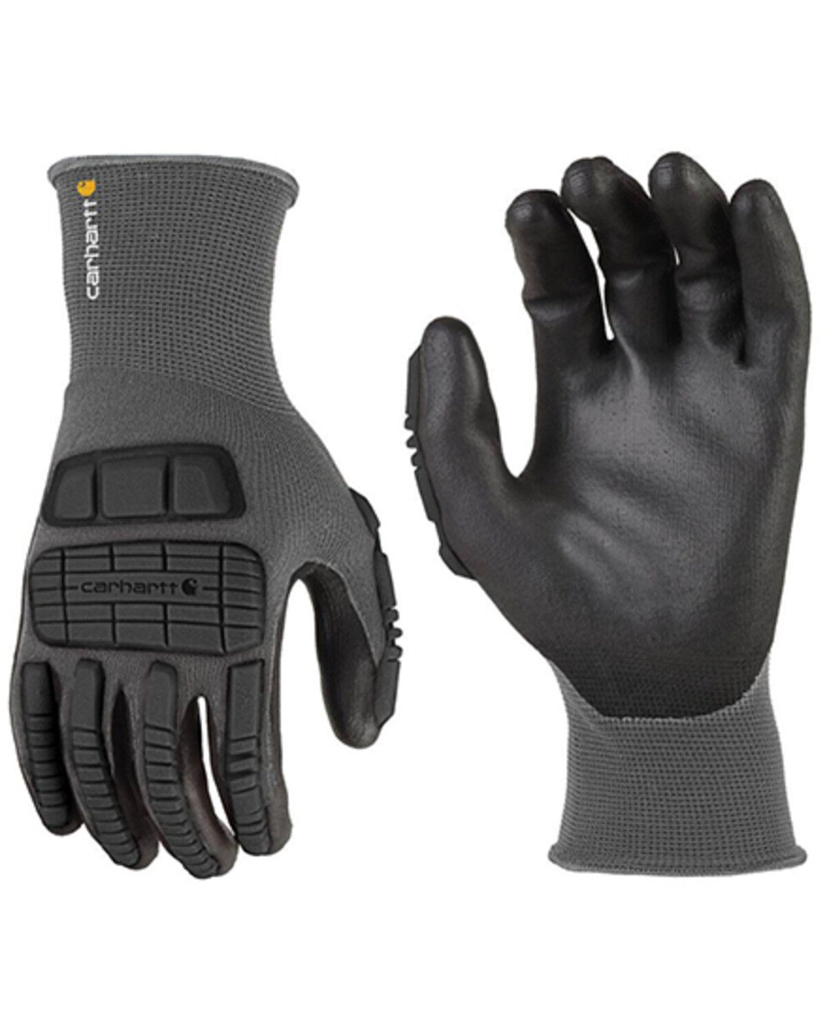 Image #1 - Carhartt Hybrid C-Grip® Gloves, Grey, hi-res