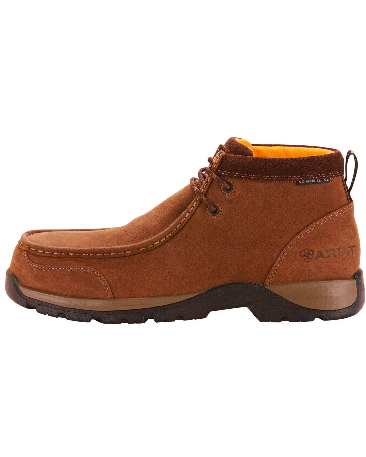 Image #2 - Ariat Men's Edge LTE Moc Boots - Composite Toe, Dark Brown, hi-res