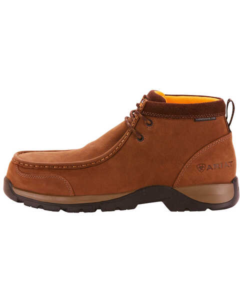Image #2 - Ariat Men's Edge LTE Moc Boots - Composite Toe , Dark Brown, hi-res