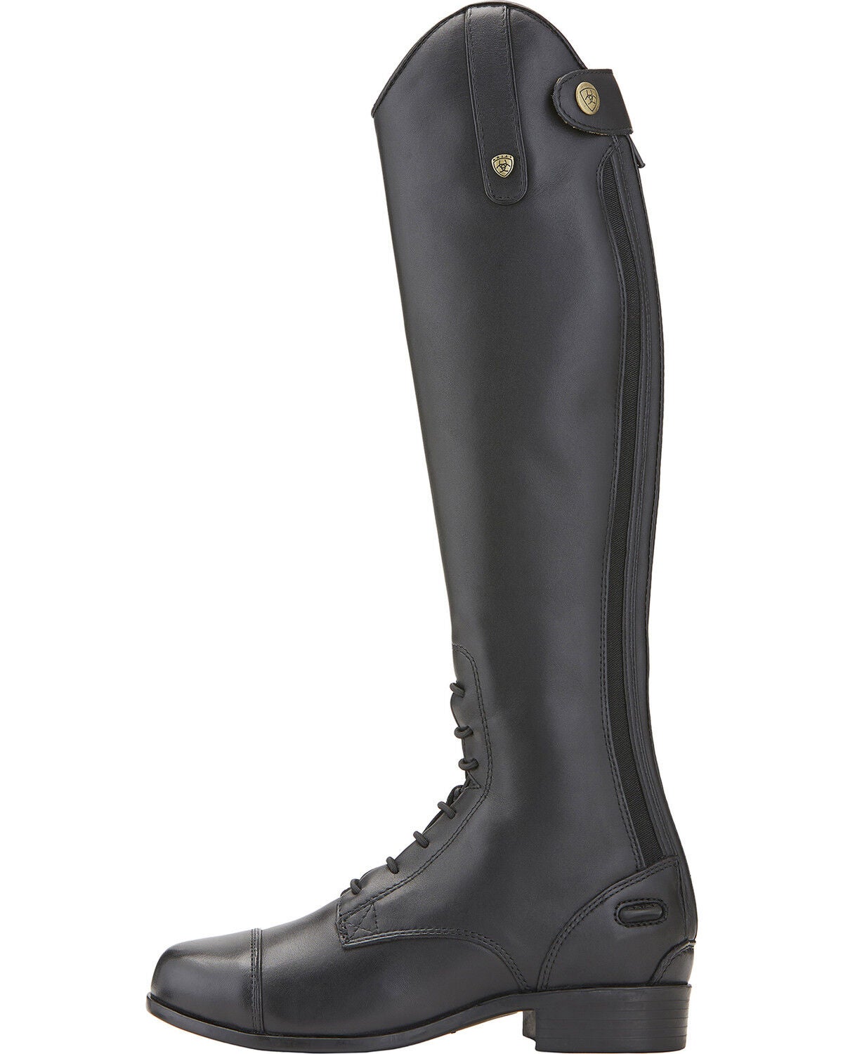 Image #2 - Ariat Kids' Heritage Contour Field Riding Boots, Black, hi-res