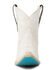 Image #4 - Lane Women's Emma Jane Western Booties - Snip Toe, Ivory, hi-res