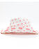 Image #3 - Shyanne Little Girls' Justice Straw Western Hat, Pink, hi-res