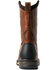 Ariat Men's Waterproof Workhog Western Work Boots - Carbon Safety Toe, Brown, hi-res