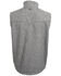 STS Ranchwear Men's 3X Light Leather Barrier Vest - Big , Heather Grey, hi-res