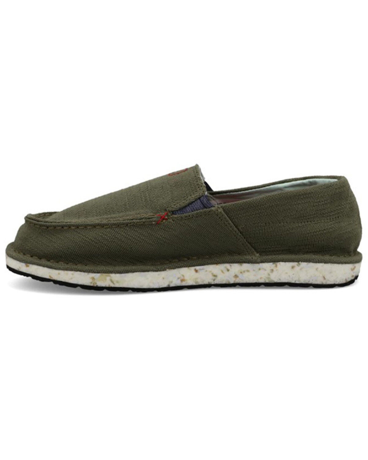 Image #3 - Twisted X Men's Circular Project™ Slip-On Shoes - Moc Toe, Green, hi-res