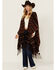 Image #1 - Shyanne Women's Striped Fringe Blanket Shawl, Mauve, hi-res