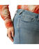 Image #4 - Ariat Women's Zoe Medium Wash Mid Rise Trouser Stretch Denim Jeans - Plus, Medium Wash, hi-res