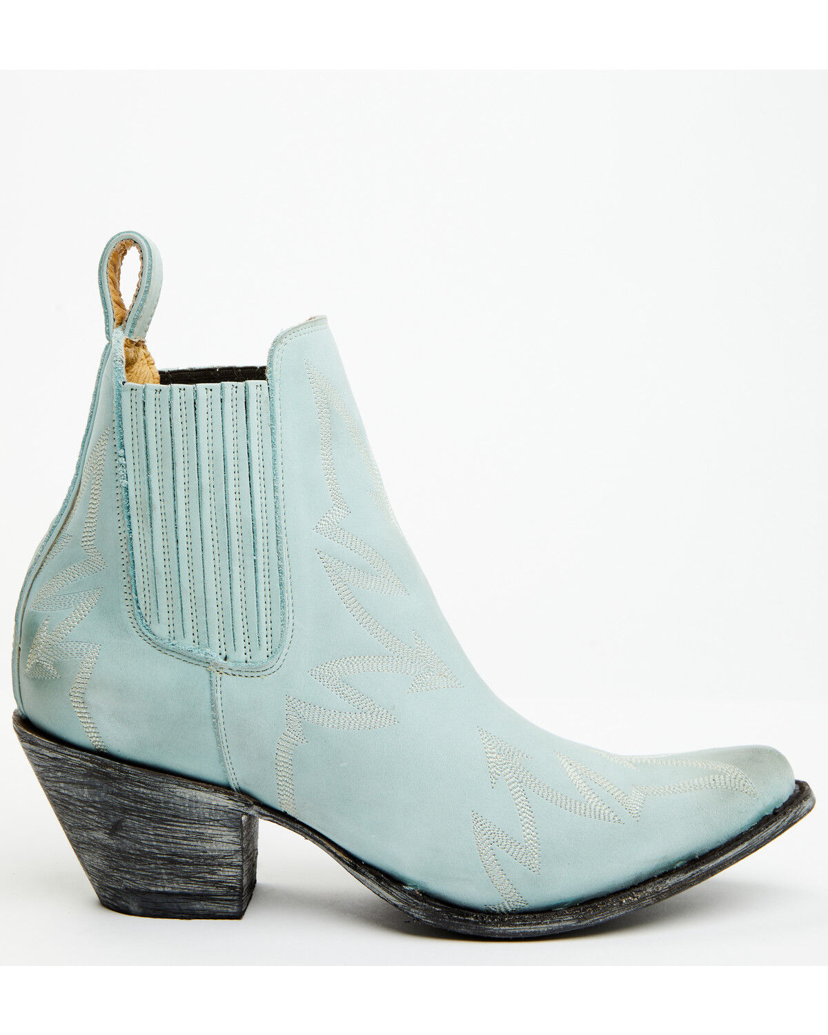 Image #2 - Yippee Ki Yay by Old Gringo Women's Vadia Booties - Round Toe, Blue, hi-res